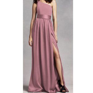 David's Bridal Bridesmaid Quartz One Shoulder